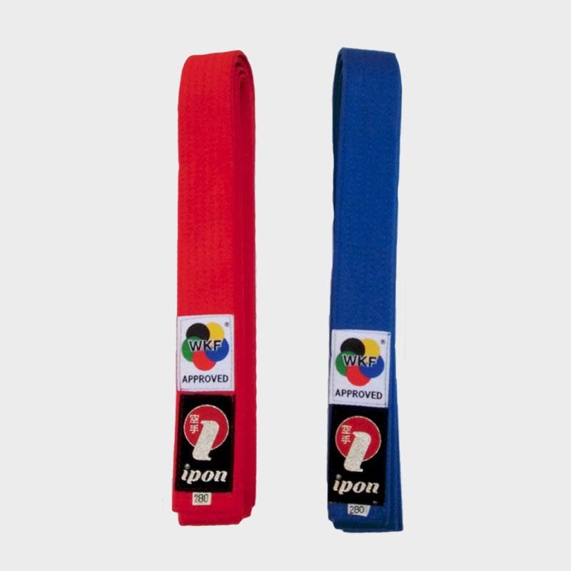 Ipon pojasevi WKF (crveni / plavi)